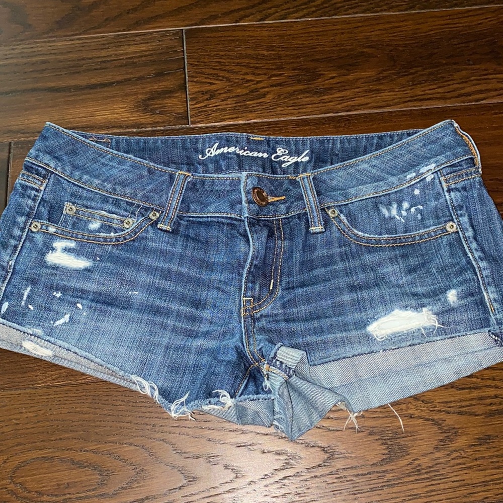 American Eagle distressed Jean shorts